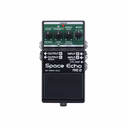BOSS RE-2 Space Echo, Pédale d'expression, Noir, Guitare, -20 dB, 1000000 Ohm, 1000 Ohm