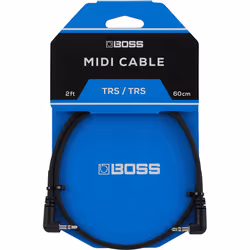 BOSS BCC-2-3535, TRS 3,5 mm, Mâle, TRS 3,5 mm, Mâle, 0,6 m, Noir