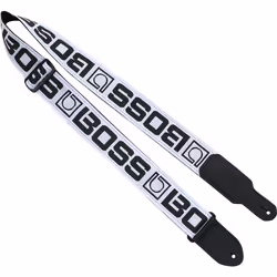 BOSS BSM-20-WB, Guitare basse, Noir, Blanc, Nylon, Motif, États-Unis