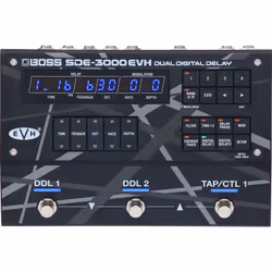 BOSS SDE-3000-EVH, -48 - 48 kHz, 32 bit, Noir, Avec fil, LED, Secteur
