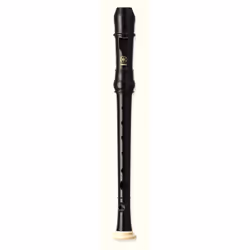 Yamaha YRN-302BII, Baroque, Sopranino/Flautino, ABS, Noir, Ivoire, 2-morceaux