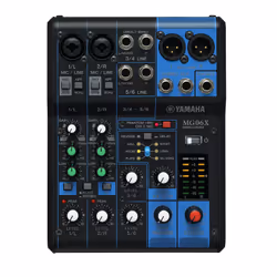 Yamaha MG06X, 6 canaux, 12 W, Noir