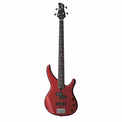 Yamaha TRBX174, Guitare basse électrique, 4 cordes, Rouge, Solide, Standard, Rosier