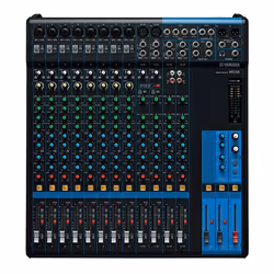 Yamaha MG16 Mix and production Analog 16 canaux 20 - 48000 Hz Noir