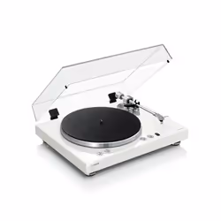 Yamaha MusicCast VINYL 500, Tourne-disque entraîné par courroie, Blanc, Aluminium, 33 1/3,45 tr/min, Moteur CC, Numérique