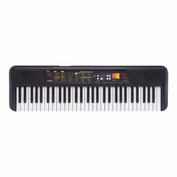 Yamaha PSR-F52, Synthétiseur digital, Choeur, Réverbération, 5 W, Boutons, Noir, LED