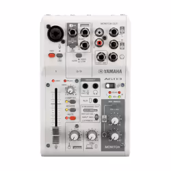 Yamaha AG03MK2, 3 canaux, 4,5 W, Blanc