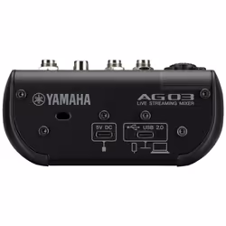 Yamaha AG03MK2 3 canaux Noir