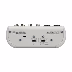 Yamaha AG06 MK2 White 6 canaux Blanc