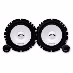 Alpine SXE-1750S, 2-voies, 280 W, 45 W, 90 dB, 60 - 20000 Hz, 16,5 cm