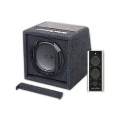 Alpine SWE-815 subwoofer/caisson de basses Noir Caisson de basse actif 100 W