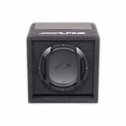 Alpine SWE-815 subwoofer/caisson de basses Noir Caisson de basse actif 100 W