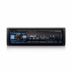 Alpine UTE-200BT récepteur multimédia de voiture Noir Bluetooth