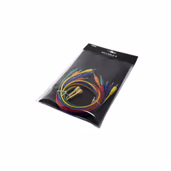 Korg SQ-CABLE-6 câble audio 0,75 m 3,5mm Bleu, Vert, Orange, Violet, Rouge, Jaune