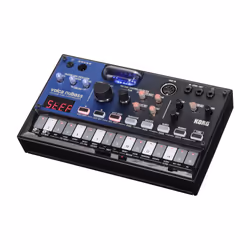 Korg volca nubass, Synthétiseur analogue, Noir, Bleu, Secteur, Batterie, AA, 193 mm, 115 mm