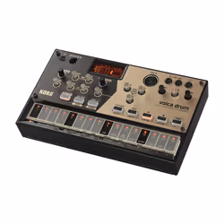 Korg volca drum, Synthétiseur digital, Beige, Noir, Gris, Secteur, Batterie, AA, 193 mm, 115 mm