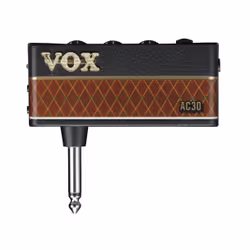 VOX amPlug3 AC30, Avec fil, 3,5 mm, Guitare électrique, Noir, Marron, Batterie, AAA