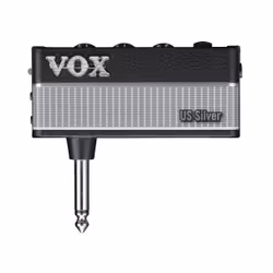 VOX amPlug3 US Silver, Avec fil, 3,5 mm, Guitare électrique, Noir, Argent, Batterie, AAA