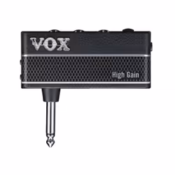 VOX amPlug3 High Gain, Avec fil, 3,5 mm, Guitare électrique, Noir, Batterie, AAA