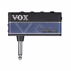 VOX amPlug3 Modern Bass, Avec fil, 3,5 mm, Guitare électrique, Noir, Bleu, Batterie, AAA
