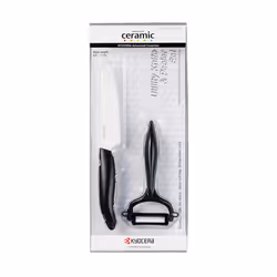 KYOCERA FK-110WHCP10NBK, Couteau à légumes, 11 cm, Vitrocéramique, 2 pièce(s)
