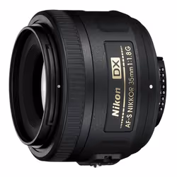Nikon AF-S DX NIKKOR 35mm f/1.8G, Objectif large, 8/6, Nikon F, Auto focus