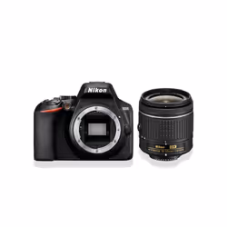 Nikon D3500 + AF-P 18–55, 24,2 MP, 6000 x 4000 pixels, CMOS, Full HD, 365 g, Noir