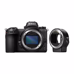 Nikon Z 6 FTZ Kit, 24,5 MP, CMOS, 4K Ultra HD, Écran tactile, 585 g, Noir