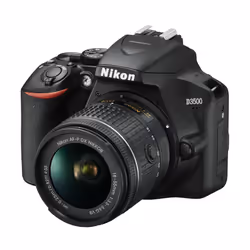Nikon D3500 + AF-P 18-55mm VR Kit d'appareil-photo SLR 24,2 MP CMOS 6000 x 4000 pixels Noir - Vue supplémentaire 7