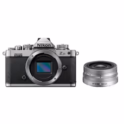 Nikon Z fc + 16-50 VR, 20,9 MP, 5568 x 3712 pixels, CMOS, 4K Ultra HD, Écran tactile, Noir, Argent