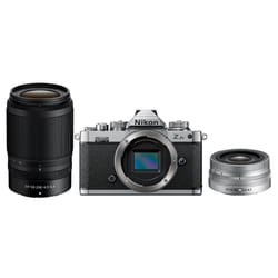 Nikon Z fc + 16-50 VR + 50-250 VR-kit MILC 20,9 MP CMOS 5568 x 3712 pixels Noir, Argent