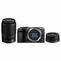 Nikon Z 30 + 16-50 + 50-250 VR Kit, 20,9 MP, 5568 x 3712 pixels, CMOS, 4K Ultra HD, Écran tactile, Noir