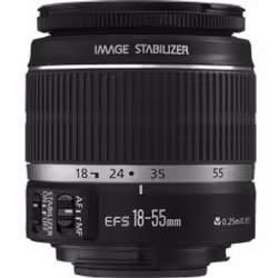Canon EF-S 18-55mm f/3.5-5.6 IS, 11/9, 18 - 55 mm, Stabilisateur d'image, Canon EF-S