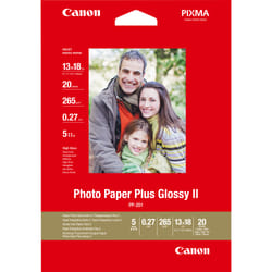 Canon Papier photo brillant extra II 5 × 7 po (13 × 18 cm) PP-201 - 20 feuilles