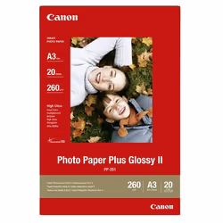 Canon Papier photo brillant extra II A3 PP-201 - 20 feuilles, Hautement brillant, 260 g/m², A3, 20 feuilles, 270 µm, Canon Lu ...