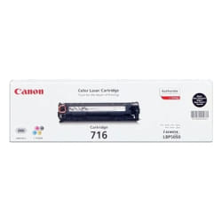 Canon Cartridge 716 Black Cartouche de toner 1 pièce(s) Original Noir