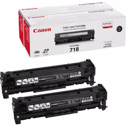 Canon CRG-718 Bk VP, 3400 pages, Noir, 2 pièce(s)