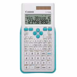 Canon F-715SG, Poche, Calculatrice scientifique, 12 chiffres, 2 lignes, Batterie/Solaire, Bleu, Blanc