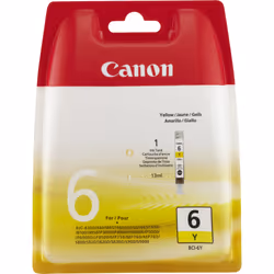 Canon Cartouche d'encre jaune BCI-6Y, Encre à pigments, 1 pièce(s)