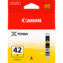 Canon Cartouche d'encre jaune CLI-42Y, Rendement standard, Encre à pigments, 1 pièce(s)