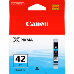 Canon Cartouche d'encre photo cyan CLI-42PC, Rendement standard, Encre à colorant, 1 pièce(s)