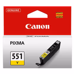 Canon Cartouche d'encre jaune CLI-551Y, Rendement standard, Encre à pigments, 1 pièce(s)