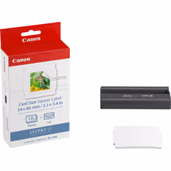 Canon Jeu d'encre couleur et de papier autocollant au format 54 x 86 mm KC-18IS