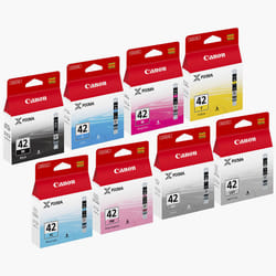 Canon Multipack de 8 cartouche d'encre CLI-42 BK/GY/LGY/C/M/Y/PC/PM