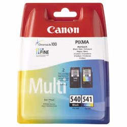 Canon PG-540 / CL-541, Noir, Cyan, Magenta, Jaune, 2 pièce(s), Multi pack