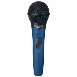 Audio-Technica MB1k, Microphone de scène/direct, 53 dB, 80 - 12000 Hz, 600 Ohm, Bleu, 337 g