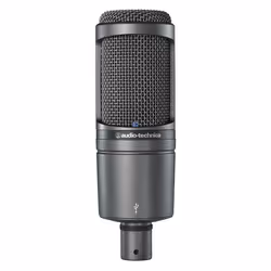 Audio-Technica AT2020USB, Microphone de studio, 20 - 20000 Hz, 16 bit, 48 kHz, Cardioïde, Avec fil