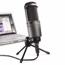 Audio-Technica AT2020USB Noir Microphone de studio