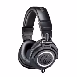 Audio-Technica ATH-M50X, Avec fil, 15 - 28000 Hz, Musique, 285 g, Écouteurs, Noir