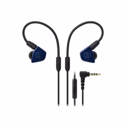 Audio-Technica ATH-LS50iS, Avec fil, 5 - 25000 Hz, 6,5 g, Casque, Noir, Marine